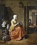 Wybrand Hendriks (1744-1831) - The Lace Maker - Brighton Museum Art Gallery
