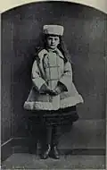 Xie Kitchin as 'Dane' by Lewis Carroll, 1873.