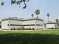 Dining hall and social club in Kibbutz Yad Hana, 1975