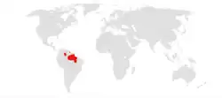 Map of range