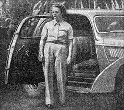Yvonne Simon at Saint-Raphaël in 1939.