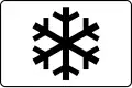 when snow or ice-bound