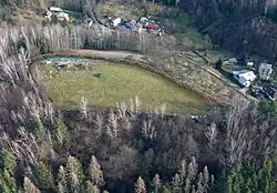Zyndram's Hill, Poland, with wall reconstruction