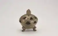 Six Dynasties period, western Jin dynasty ceramic-stoneware incense burner highlighted in The Macau Museum in Lisbon, Portugal