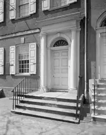 Front door.