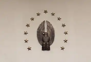 Courtroom eagle