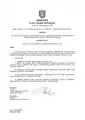 Government Resolution on Declaration of Emergency